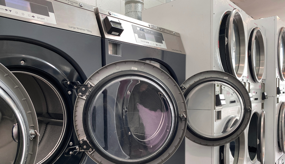 2 self service laundrette